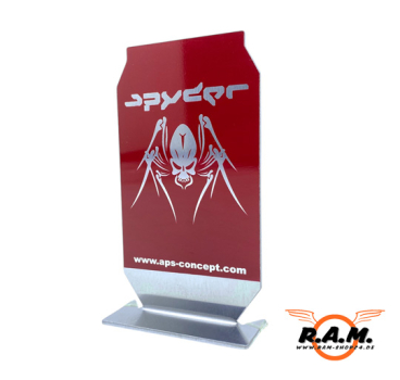 solides Aluminiumziel "Spyder", rot (Hakkotsu)