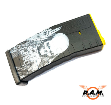 300 Schuss M4 M16 Softair Magazin Sensenmann / Reaper