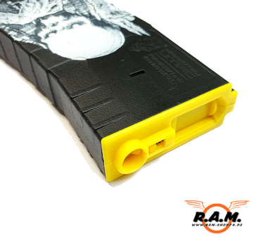 300 Schuss M4 M16 Softair Magazin Sensenmann / Reaper