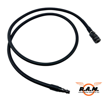 HPA SLP Flex Schlauch Airsoft / Softair 300 PSI Niederdruck US Foster QD Stecker 40"