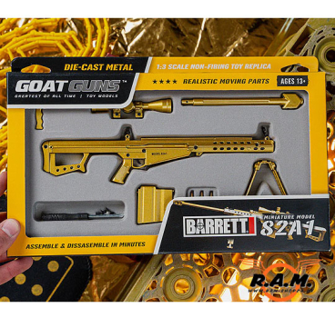 GOATGUNS Modell - Barrett 82A1 cal. .50, gold (Set)