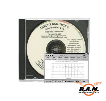 SHOOTING CHRONY Ballistic II Software, Version 3.06