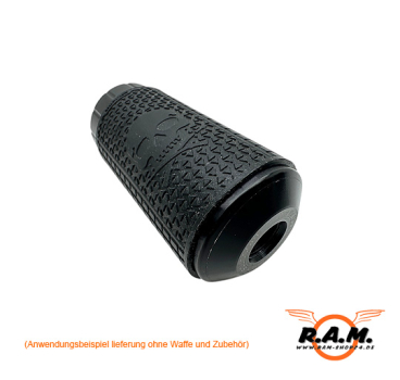 Preview: Schalldämpfer Cover / Absorber für SOLIDCORE F-Dämpfer 0.43 & 0.50 schwarz