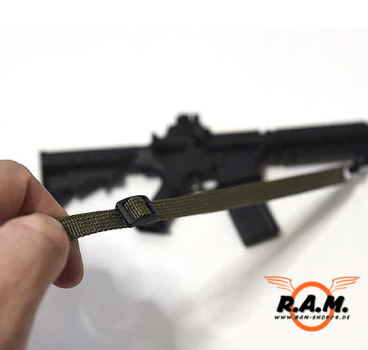 GOATGUNS - Miniatur Sling, oliv