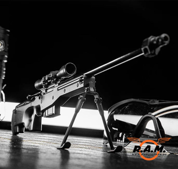 GOATGUNS - Modell Sniper "Panther" schwarz (Set)