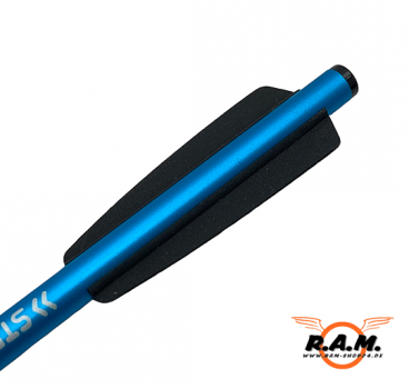 STEAMBOW Alu-Übungspfeile, 10er Pack, blau