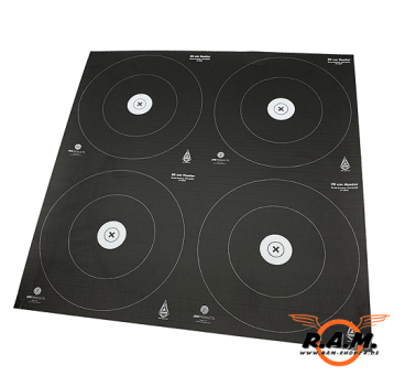 Zielscheibe COMBAT 4 Face 44 x 44 cm (4x 20cm) 10 Stück
