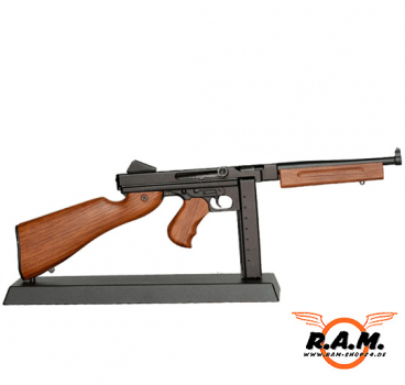 GOATGUNS Modell TSMG (Thompson M1A1 "TOMMY GUN" ) schwarz (Set)