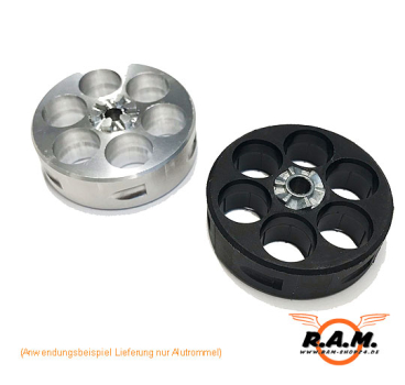 HDR50 Aluminium Tuning Ersatztrommel Silber cal. 0.50