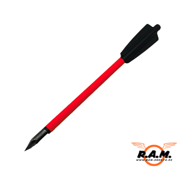Pfeil / Bolzen / Arrow Wrap Neon Rot 12 Stück