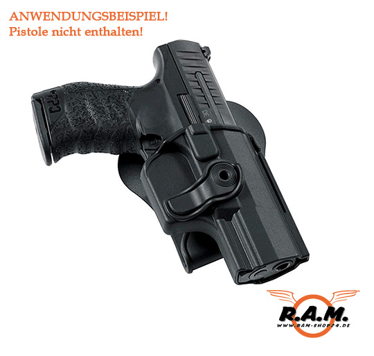 Walther Polymer Paddle-Holster Pistolenholster auch passend für P99 und PPQ M2