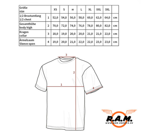 Halbarm T-Shirt Krytek, 100% Baumwolle