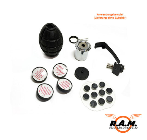 Ersatz Powderdiscs + Power Sealer für POWDER Handgranate (jeweils 10 Stück)