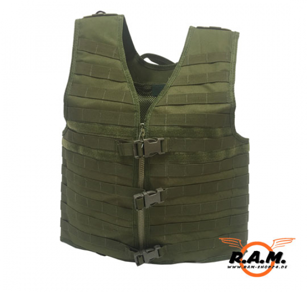 leichte Molle-Weste, Oliv, Modular System