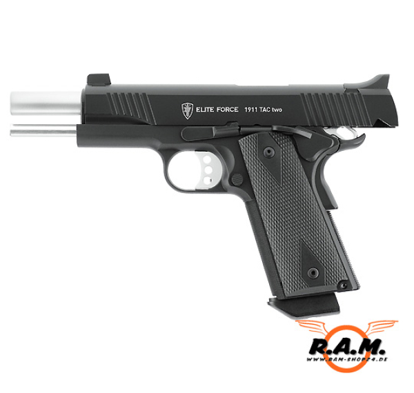 Softairpistole Elite Force 1911 Tac two, 6mm Gas, BB