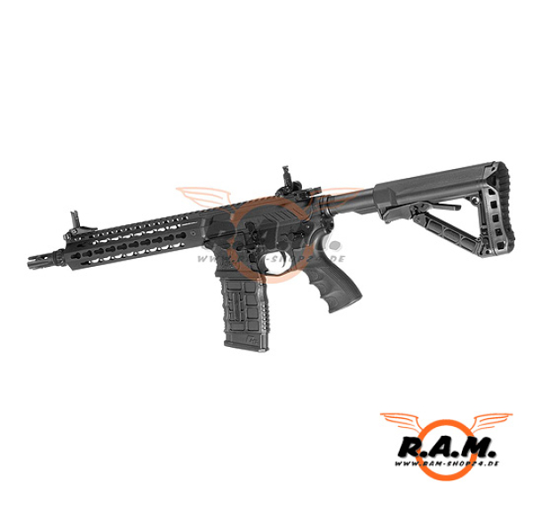 G&G Softairgewehr CM16 E.T.U. SRL S-AEG, schwarz