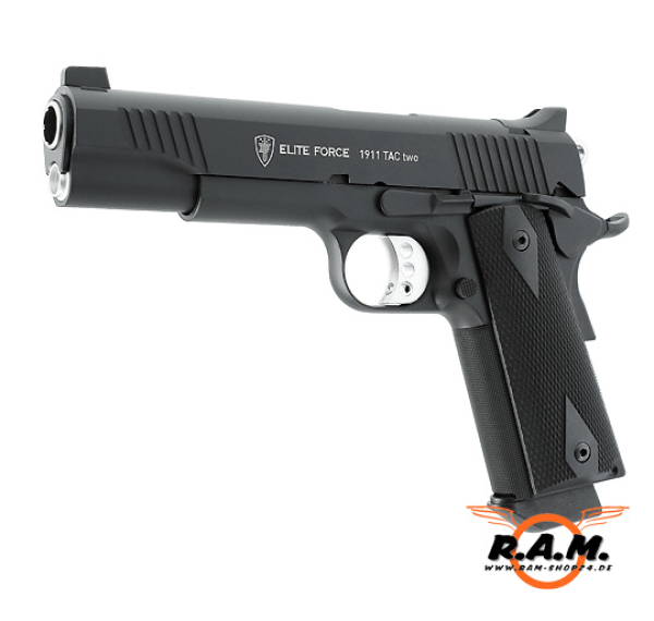 Softairpistole Elite Force 1911 Tac two, 6mm Gas, BB