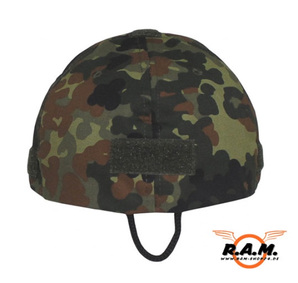 Einsatz-Cap, mit Klett, Einheitsgröße, flecktarn
