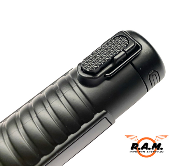 Feuerzeug Tröber Atomic X-Spark aufladbar, schwarz
