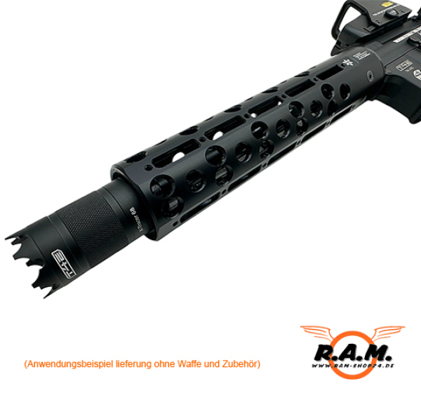 SOLIDCORE SlipON Monolith Pro 10" Ultralight RIS Handguard Vollmetall (ALU)
