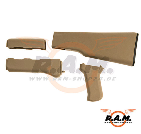 RIS / GRIFF KIT für AK47 in Dark Earth !! DER HAMMER!!