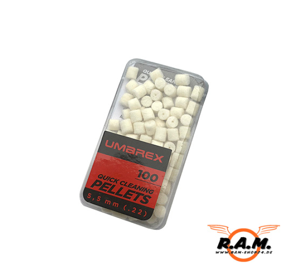Umarex Schnellreinigungspfropfen für Kal. 5.5mm (.22), 100 Stück