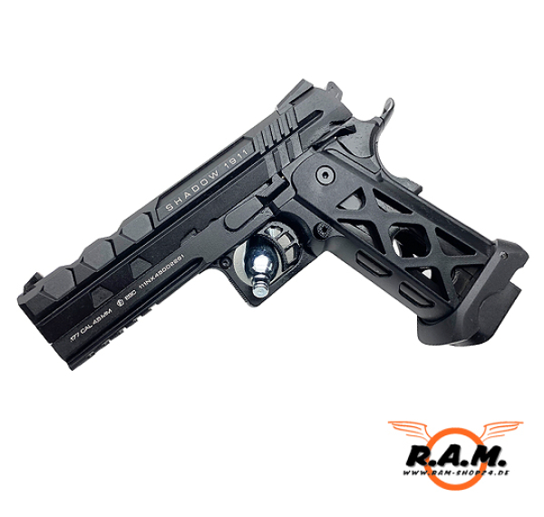 NX1911 Shadow CO2 Blowblack cal. 4.5mm BB (.177), schwarz