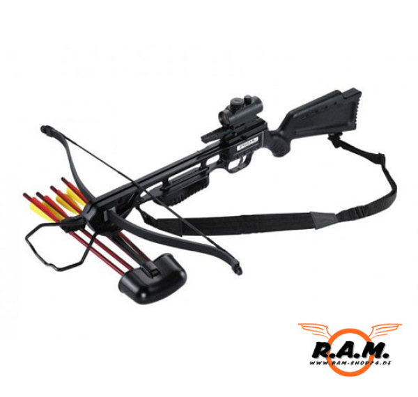 Recurve Armbrustgewehr Jaguar 175 lbs schwarz