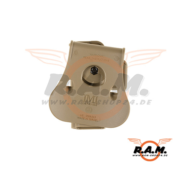 Glock 19/19X/23/28/32/34 Holster Tan (IMI Defense)