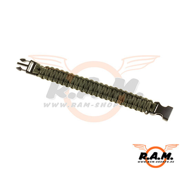 Paracord Bracelet Compact Invader Gear Oliv