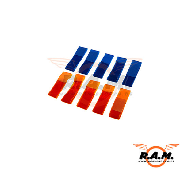 Team Patch Set Blue / Orange von Invader Gear