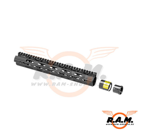 UTG LEAPERS - AR-15, "Super Slim" Free Float Vorderschaft, 13 Inch