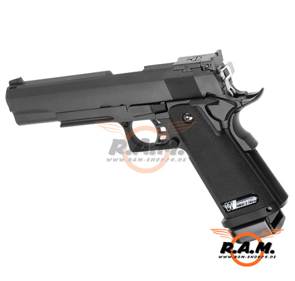 Softairpistole Hi-Capa 5.1 R Full Metal Co2, schwarz