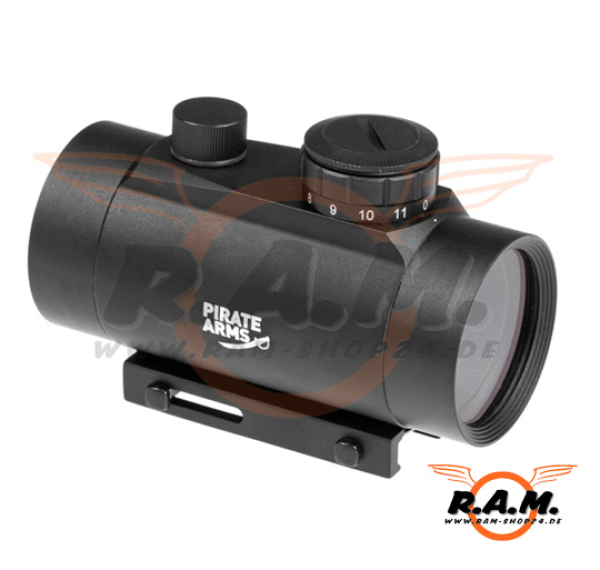40mm Red Dot schwarz