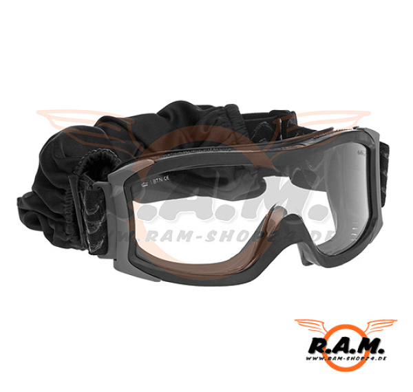 Ballistische Vollschutzbrille X1000 Tactical Black (Bollé)