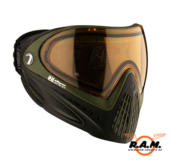 Paintball Maske DYE I4 Pro Thermal SRGNT schwarz/oliv
