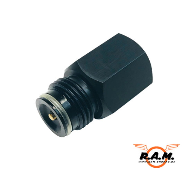 88g CO2 Kapsel Adapter, schwarz