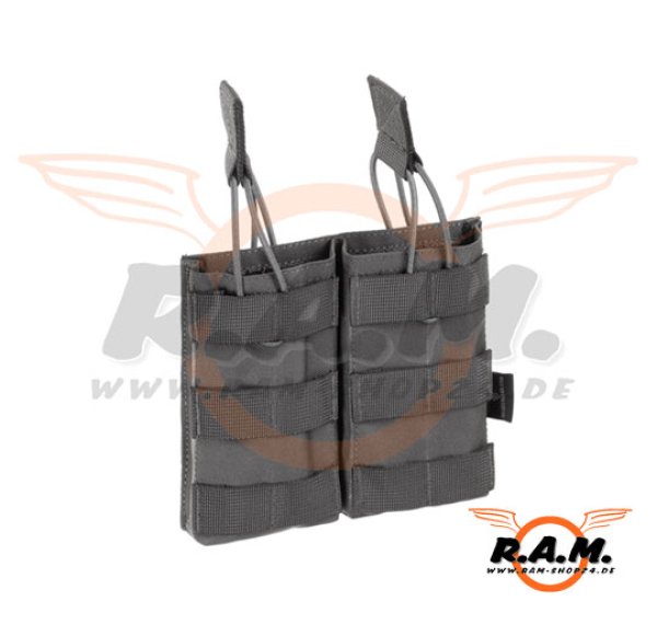 5.56 "Double Direct Action" zweifache AR15 Magazintasche, Wolf Grey