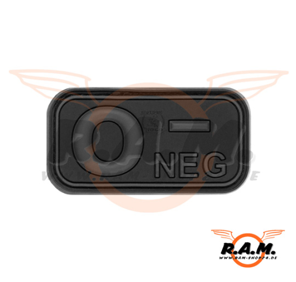 Bloodtype Rubber Patch 0 Neg
