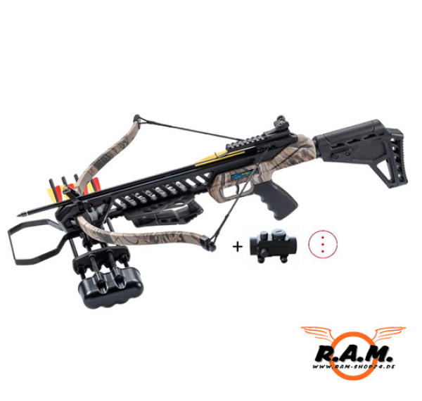 Recurve Armbrustpistole Hound 175 lbs camo