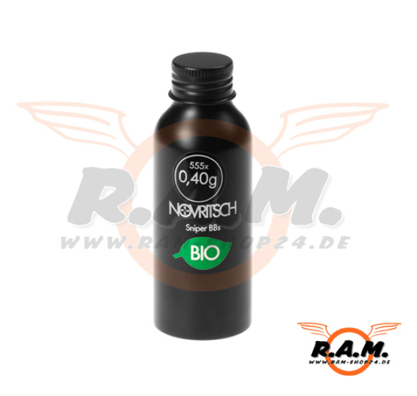 Novritsch Sniper Bio BB's 0.40g Flasche (555 Stk), weiss