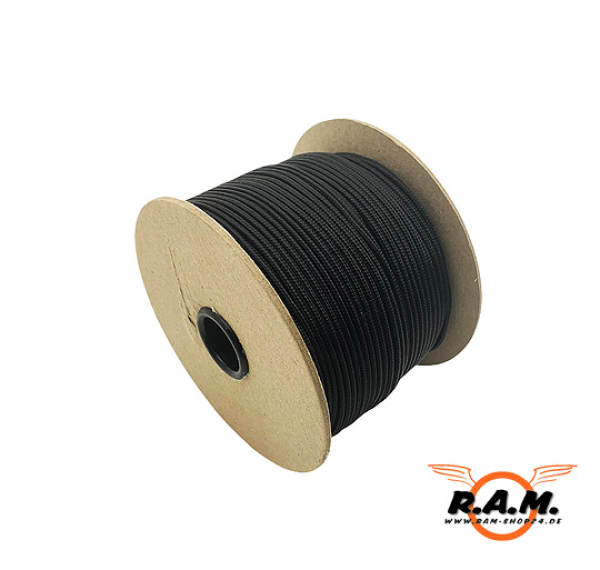 Paracord 275 100m in schwarz