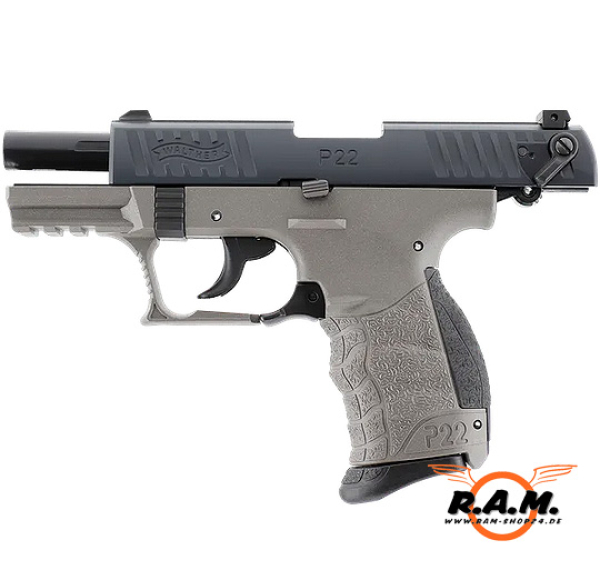 Walther P22Q cal. 9 mm P.A.K. - Meteor Grey