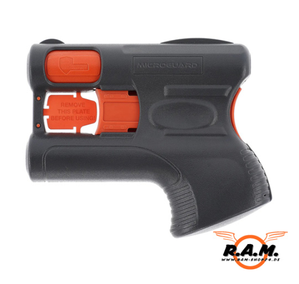 P2P MicroGuard – Tierabwehrgerät mit 2 Schuss, 10% OC, ballistischer Strahl, 5 m