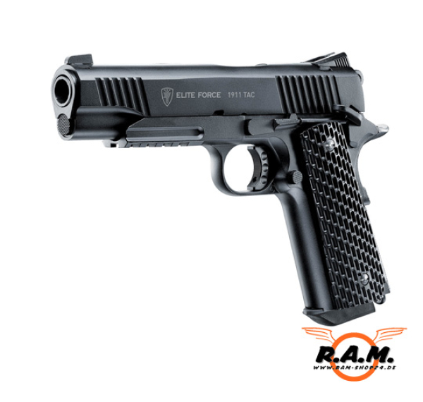 Elite Force 1911 Tac cal. 6mm BB, schwarz