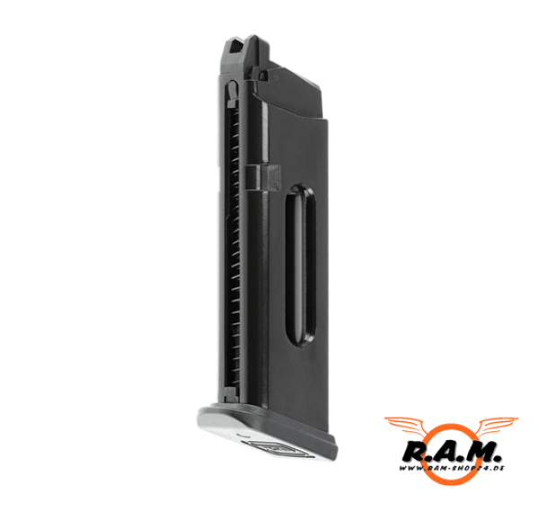 Ersatzmagazin für Airsoftpistole GLOCK 17 Gen5 MOS, 6mm BB, CO2, 18 Schuss