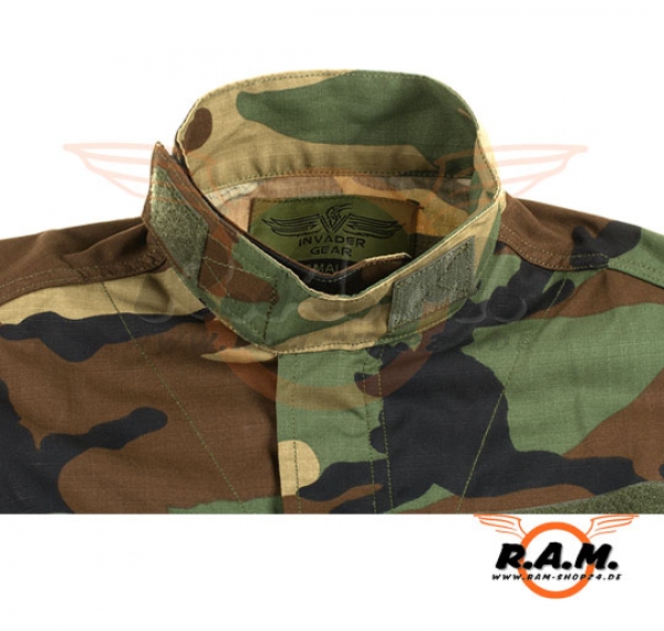 Invader Gear - Revenger TDU Shirt Woodland