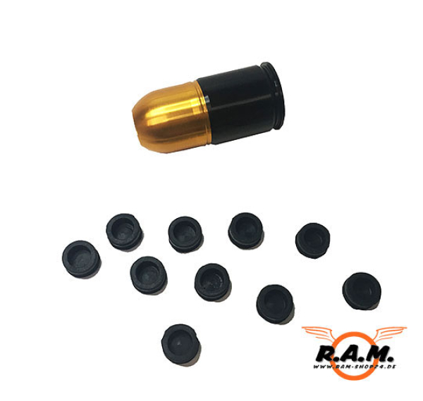 40mm Granade (kurz)cal. 0.68 / 0.43 / 65 BB's POWER GRANATE