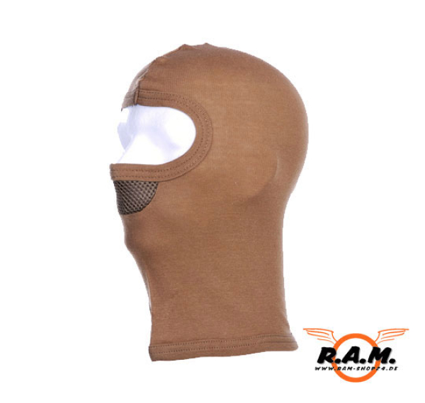 HARDCORE STURMHAUBE BALACLAVA von SOLIDCORE TAN/Desert