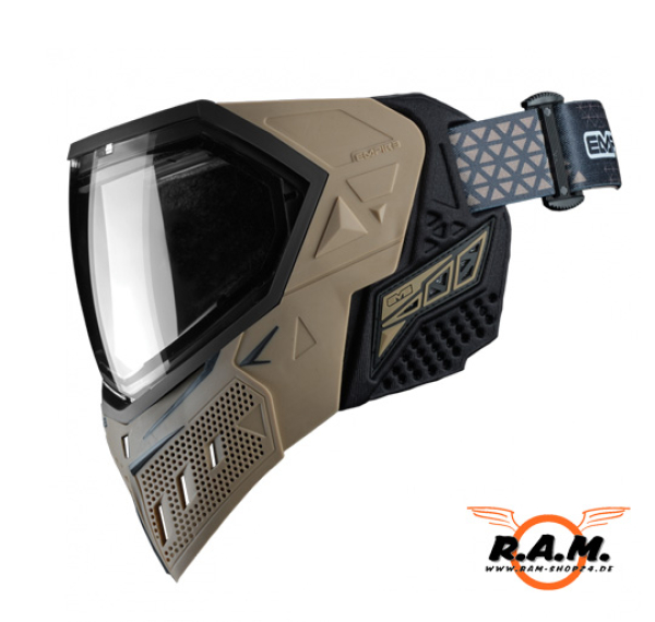 Paintball Maske Empire EVS, tan